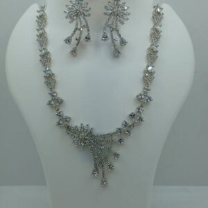 zirconia necklace
