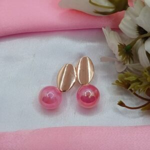 crystal glass earring